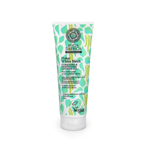 Polar White Birch Purifying & Perfecting Shower Gel, for oily & acne prone skin